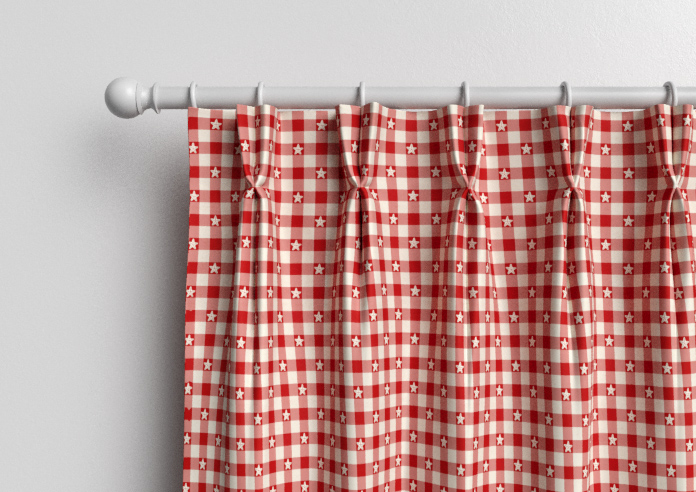 Whaley Great, Gingham Star Regatta - Made to Measure Curtains - Image 10